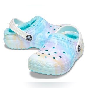 CROCS Kids' Classic Fleece Lined Clog NWT